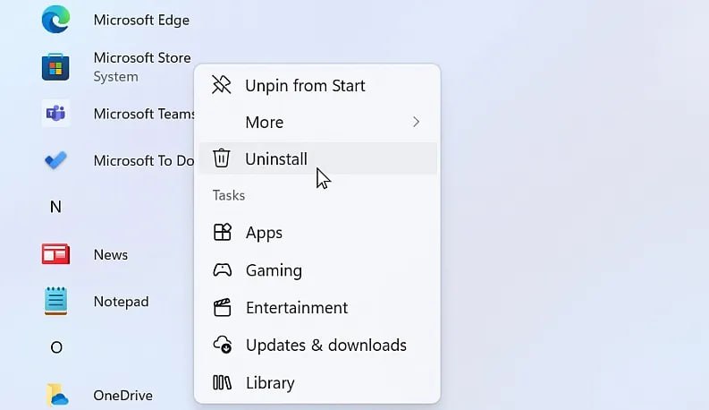 В Европе пользователи Windows могут удалить Edge и Microsoft Store