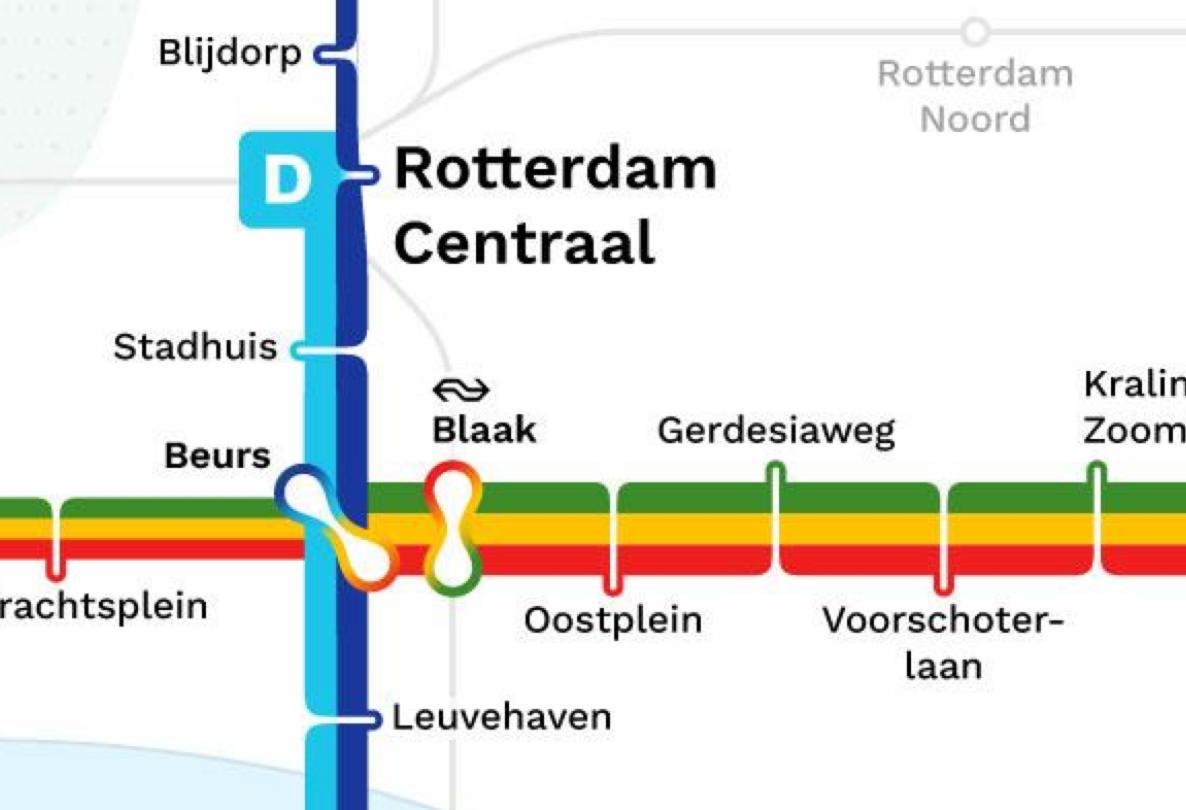 Необычные остановки метро Роттердама от Серёжи Стеблины