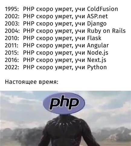 PHP: Легенды, живущие 30 лет