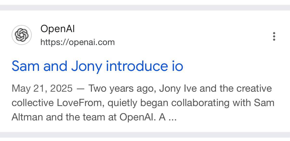 OpenAI удалила упоминания о стартапе Io из-за иска компании IYO: детали конфликта