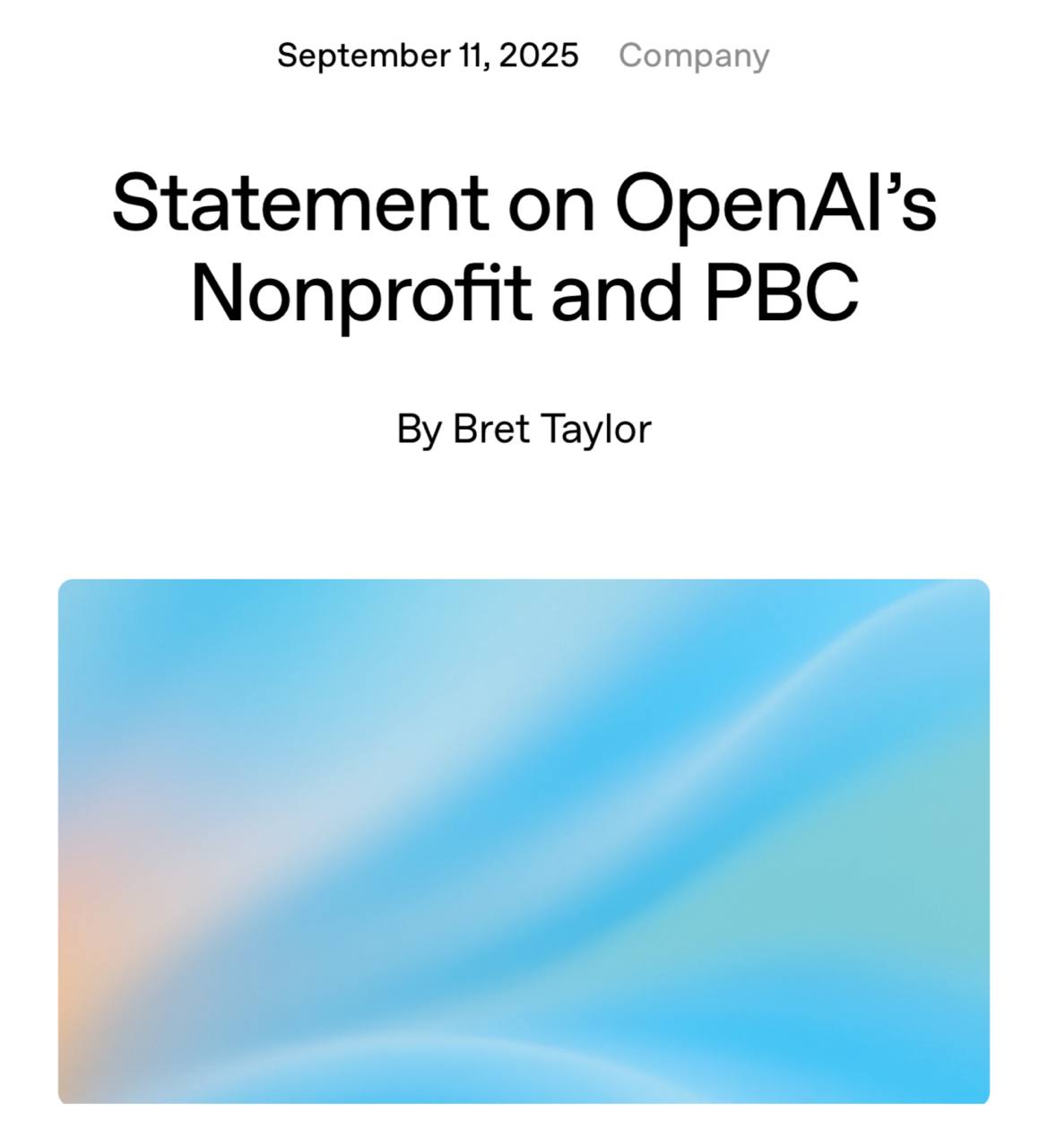 OpenAI раскрывает детали новой структуры компании: ключевые изменения